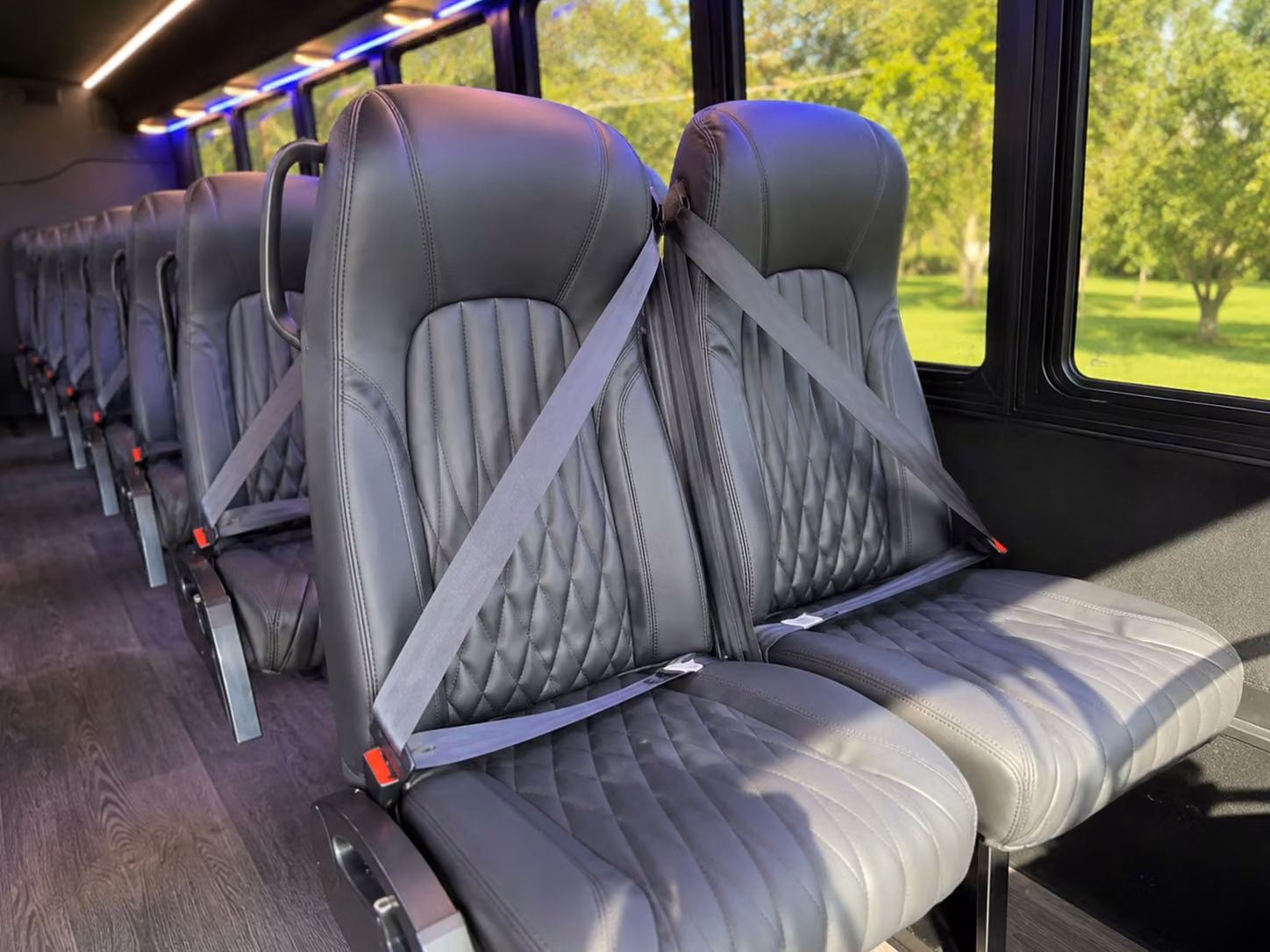 18 passenger minibus inside