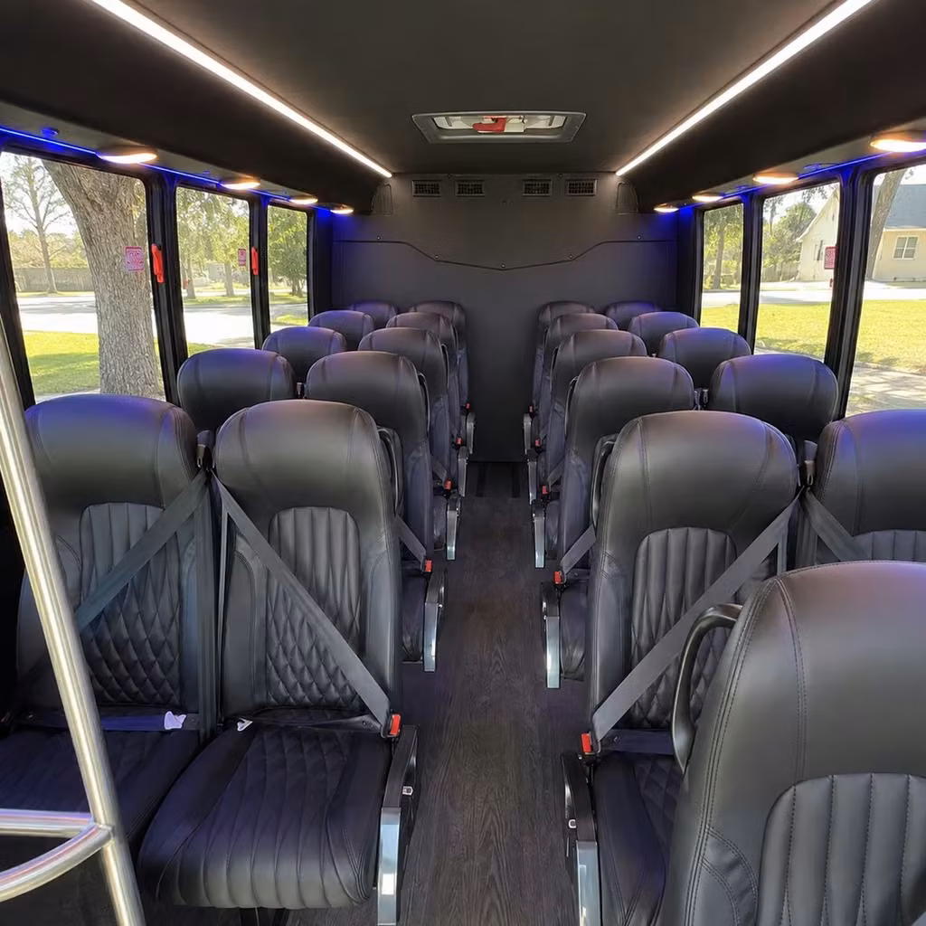28 passenger minibus inside