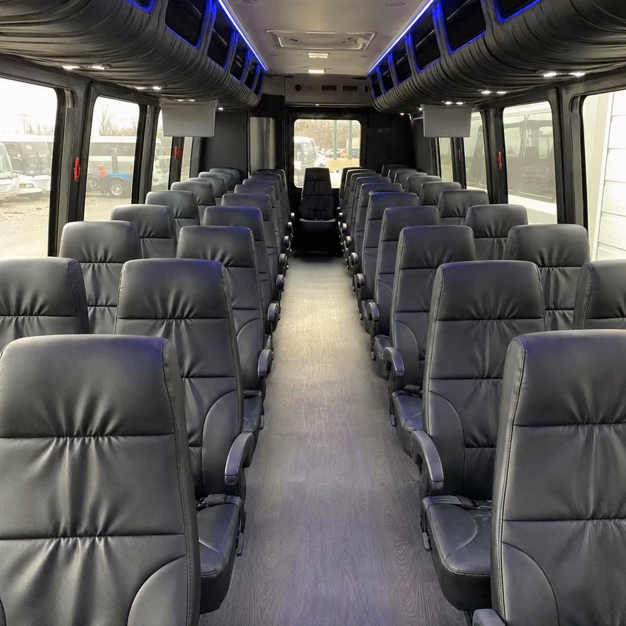 35 passenger minibus inside