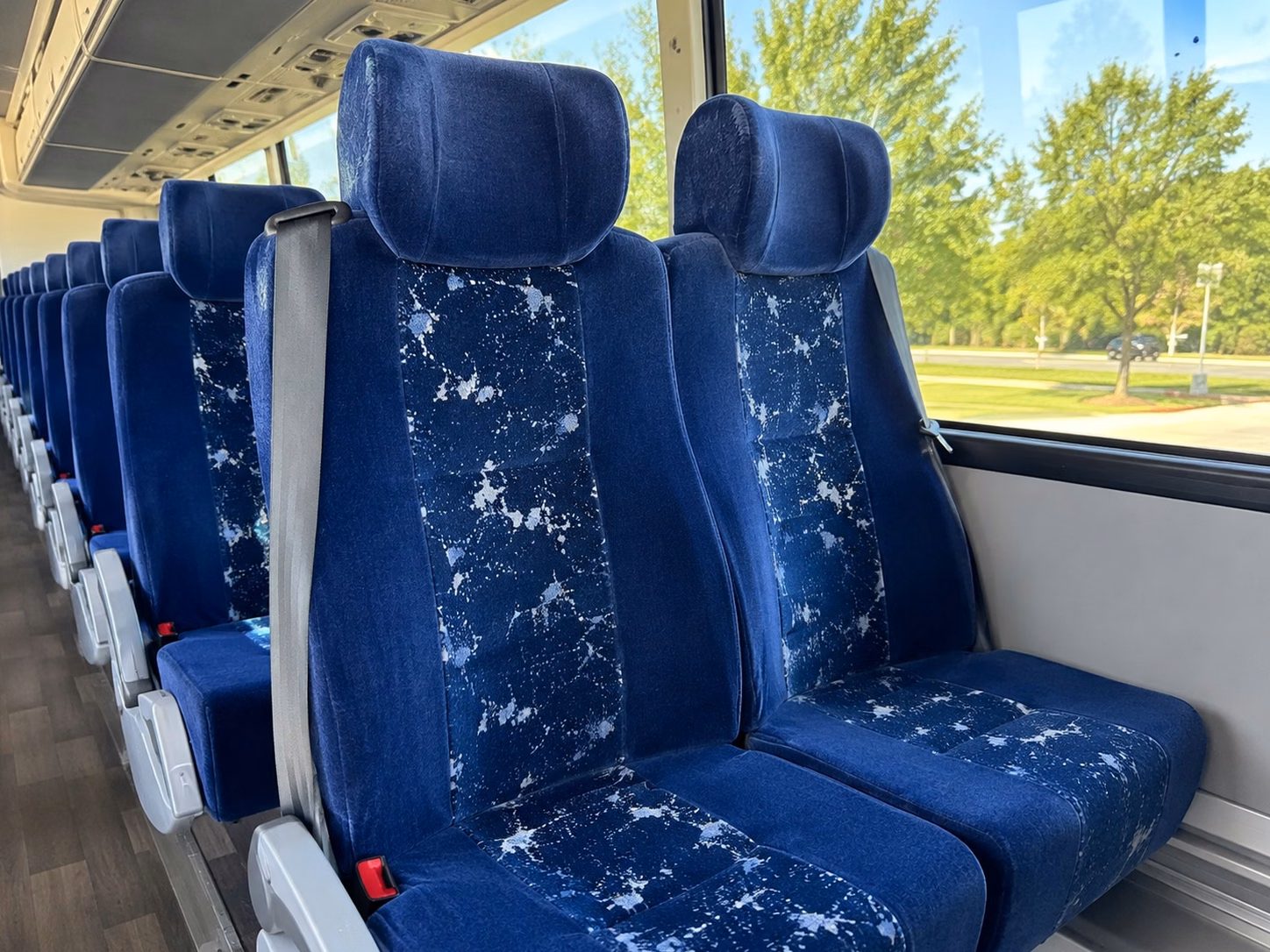 north bergen charter bus interior gallery