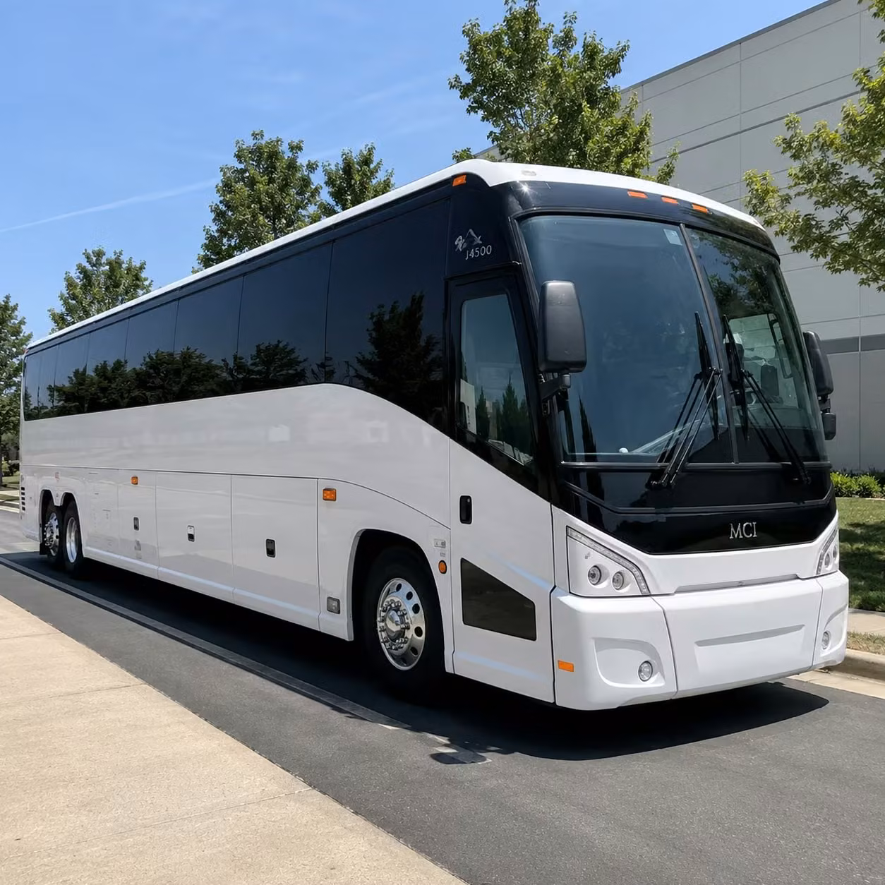 north bergen charter bus rental exterior