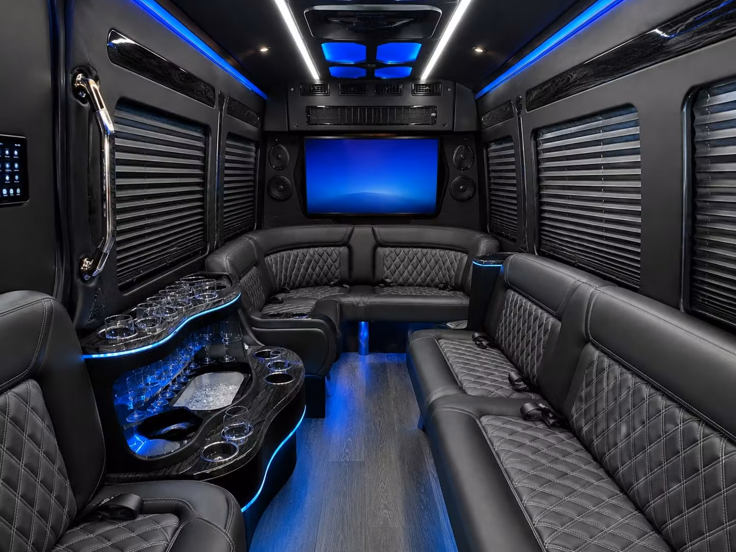 ready to book a wedding bus for your venue along the hudson county waterfront