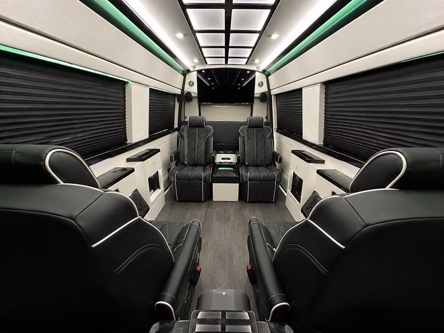 sprinter van with driver inside